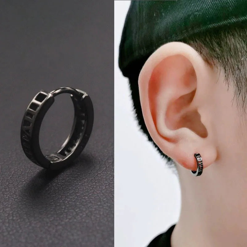 1 Pair Streetwear Geometric Plating Copper Hoop Earrings